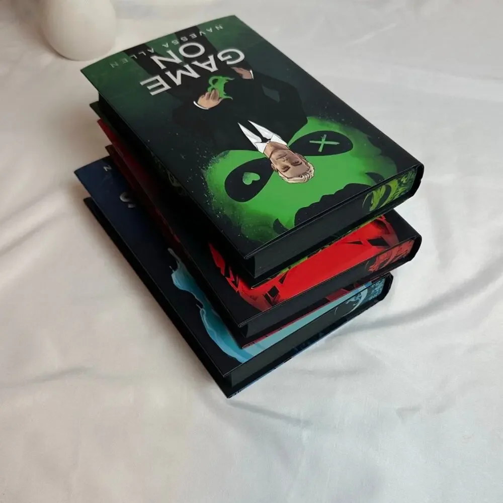 Lights Out Caught Up Game On Navessa Allen FairyLoot SE Hardcover 3 Book Set